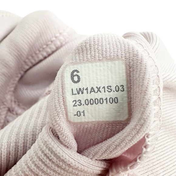 Lululemon Ebb to Street Racerback Tank in Pink Ribbed Size 6 - Picture 12 of 13